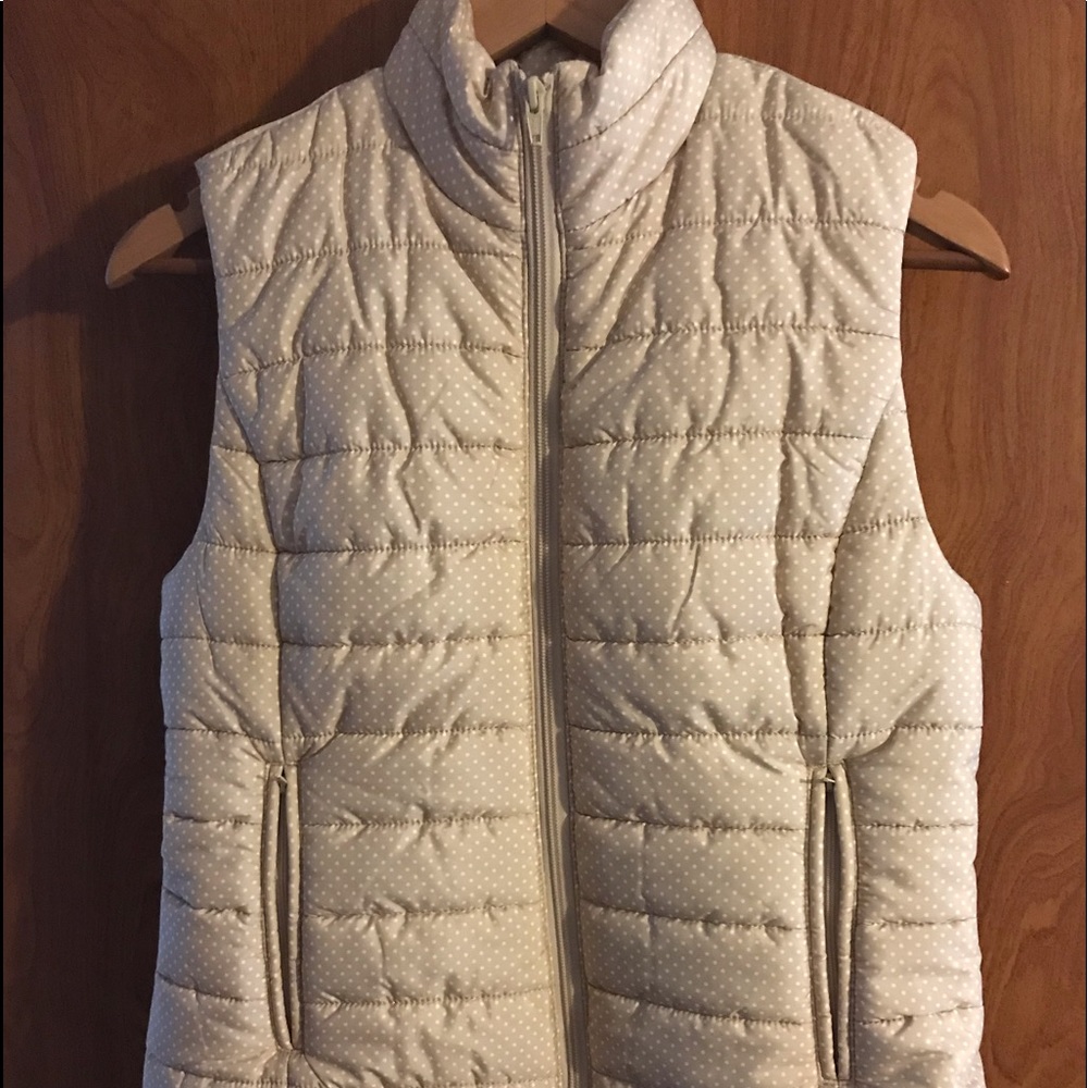 Anne Taylor Loft Polka Dot Vest